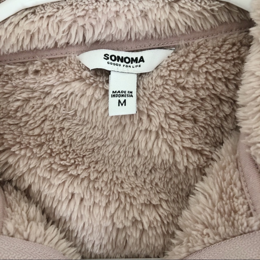 SOLD Sonoma Teddy Bear/Fleece Jacket - Picture 12 of 12